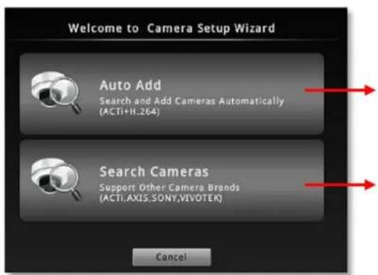 ACTi ENR-110 - Step 3: Add Cameras - 1