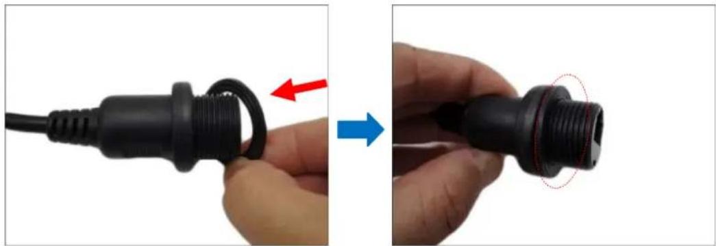 ACTi D42A - How to Use the Cable Gland - 12