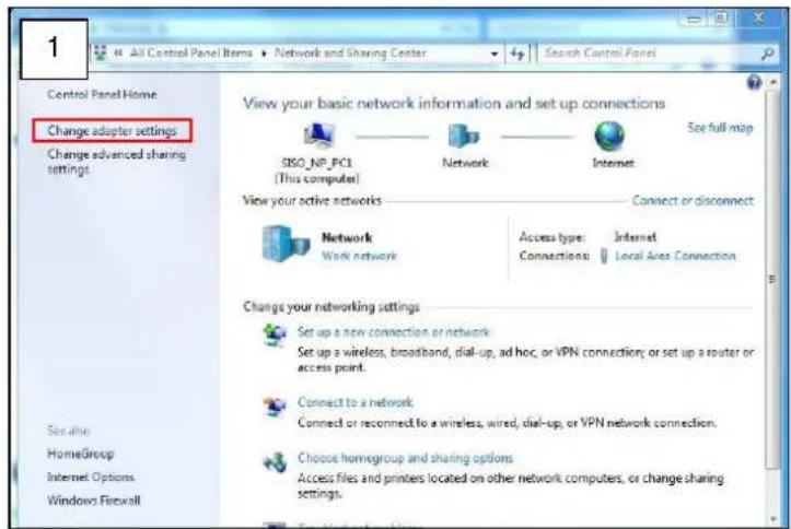 ACTi D42A - Manually adjust the IP address of the PC: - 1