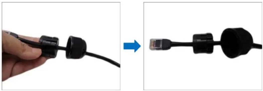 ACTi D42A - How to Use the Cable Gland - 10