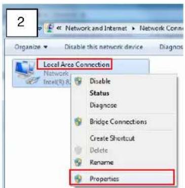 ACTi D42A - Manually adjust the IP address of the PC: - 2
