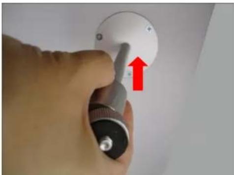 ACTi D42A - Step 1: Install the Bundled Bracket - 3