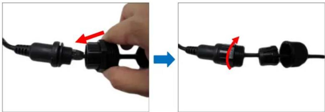 ACTi D42A - How to Use the Cable Gland - 14