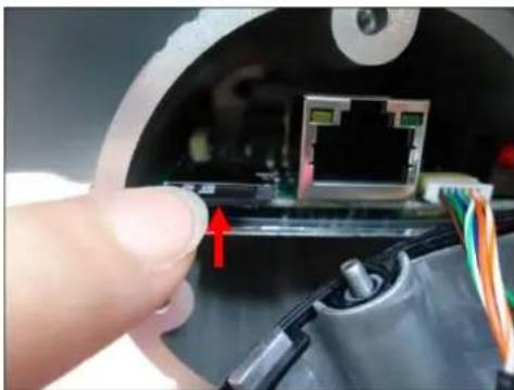 ACTi D42A - How to Insert the Memory Card - 2