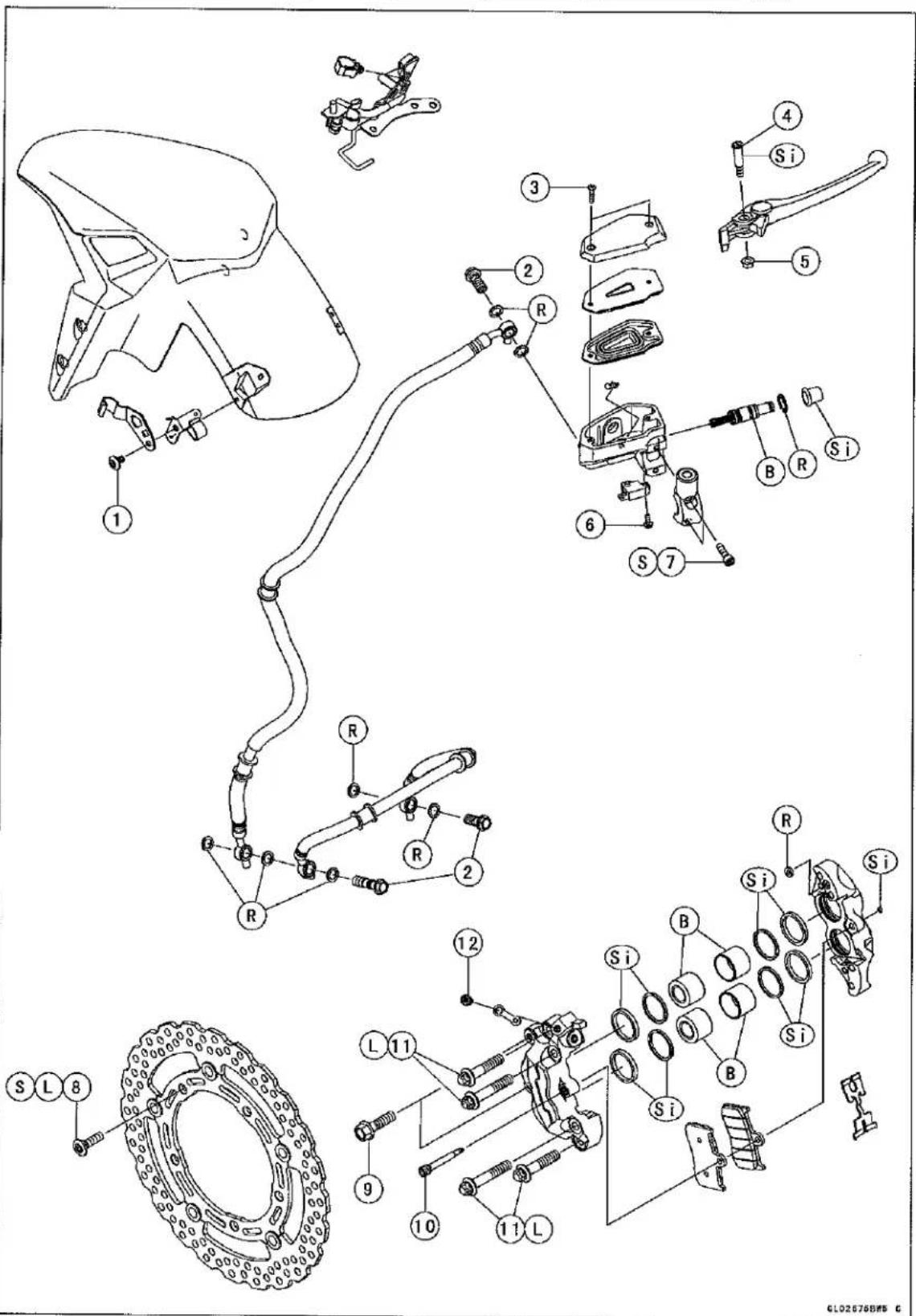 KAWASAKI Z900 (2016) - Exploded View - 1