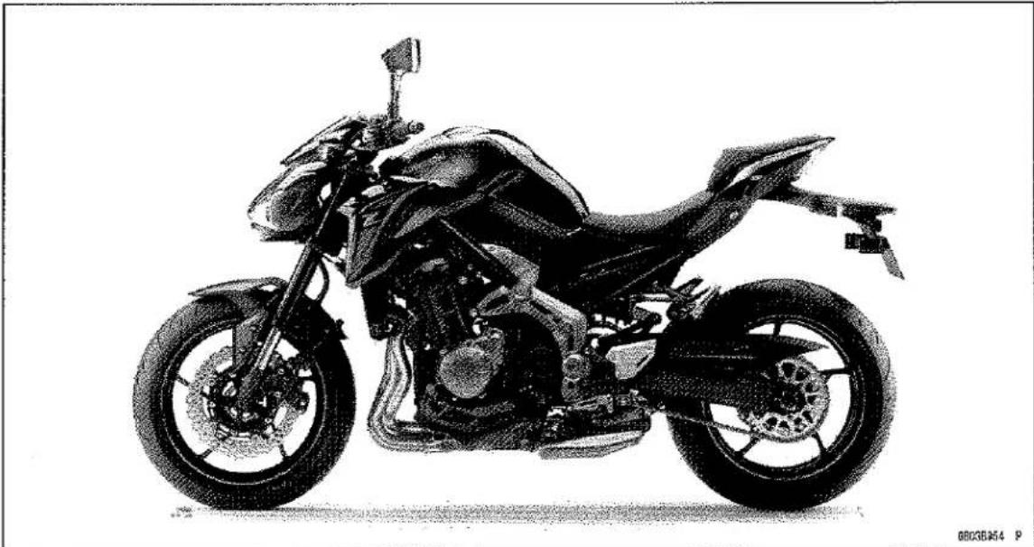 KAWASAKI Z900 (2016) - Model Identification - 1