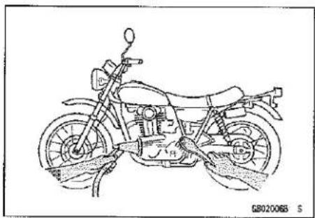 KAWASAKI Z900 (2016) - Cleaning Vehicle before Disassembly - 1