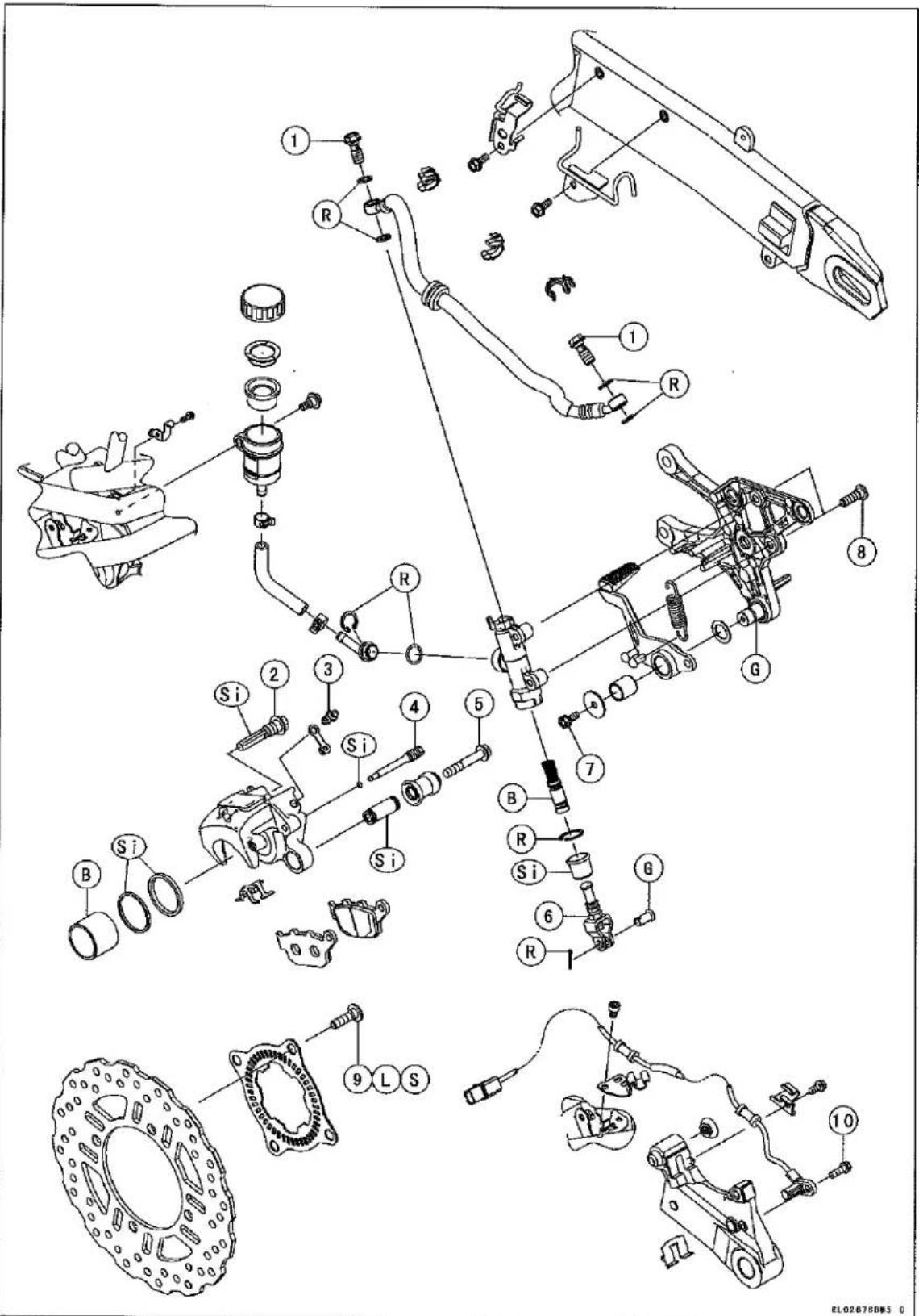 KAWASAKI Z900 (2016) - Exploded View - 2