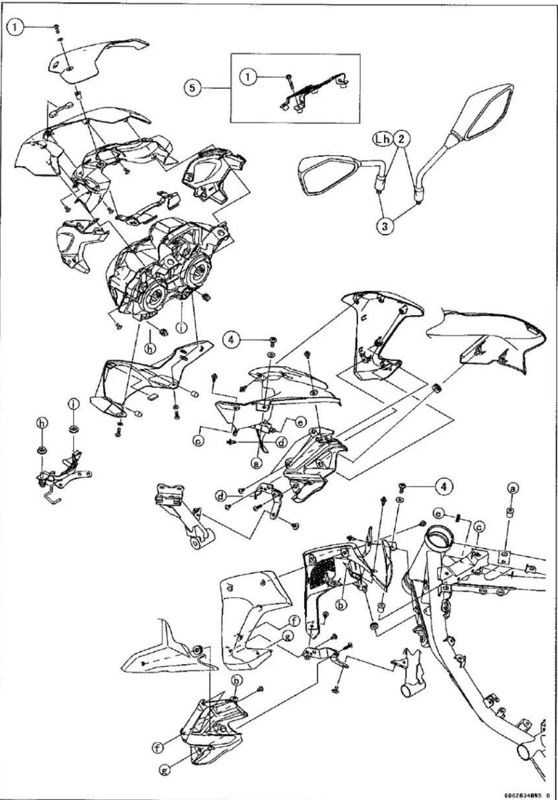 KAWASAKI Z900 (2016) - Exploded View - 1