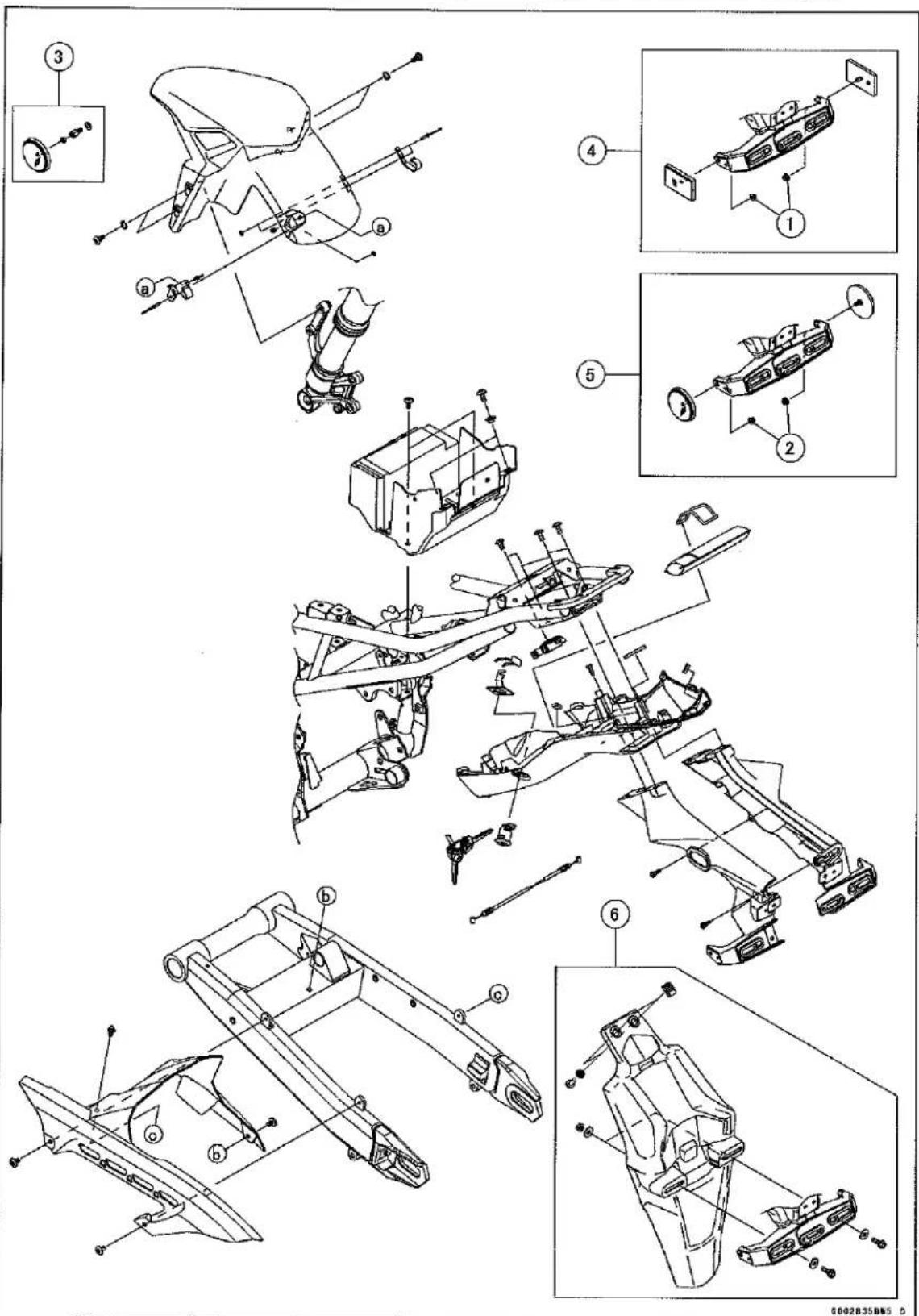 KAWASAKI Z900 (2016) - Exploded View - 1