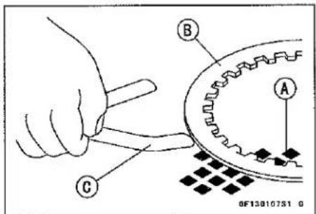 KAWASAKI Z900 (2016) - Clutch Plate Warp Inspection - 1