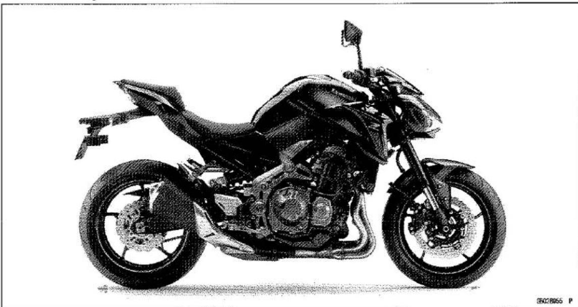 KAWASAKI Z900 (2016) - Model Identification - 2