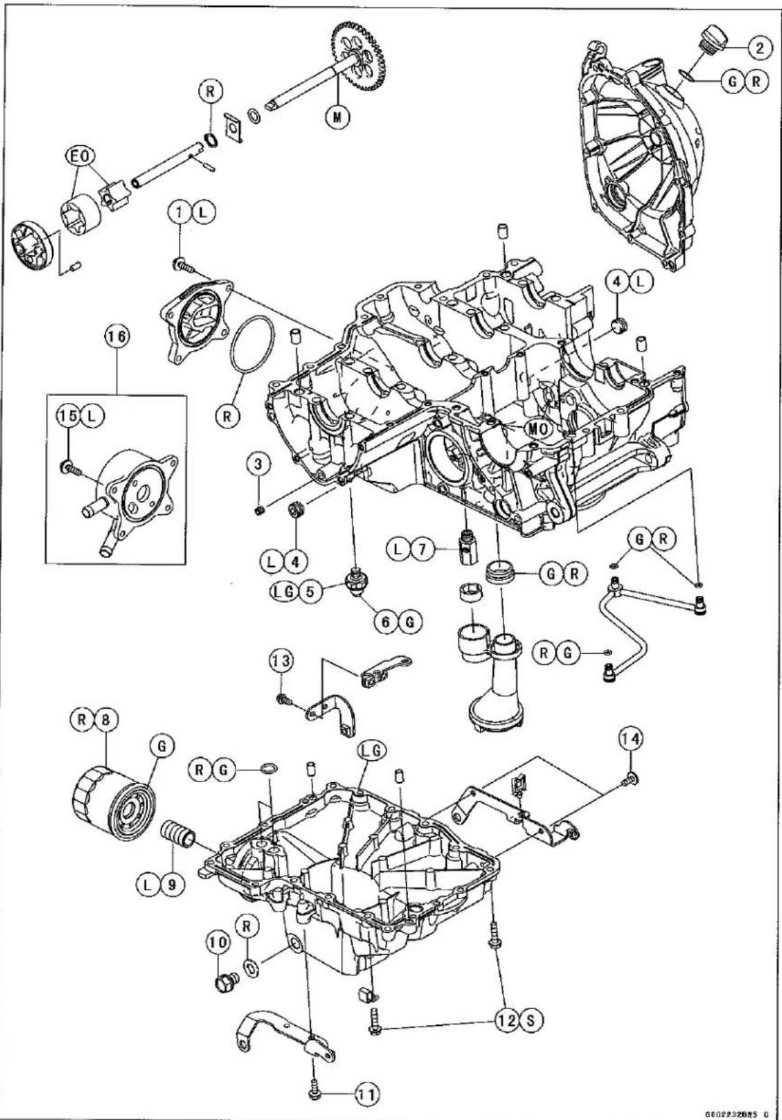 KAWASAKI Z900 (2016) - Exploded View - 1