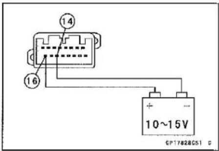 KAWASAKI Z900 (2016) - Check 3-1: Meter Unit Primary Operation Check - 2