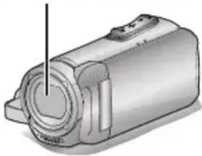 JVC Everio R GZ-R435GEU - Beskyttelse af objektivet - 1