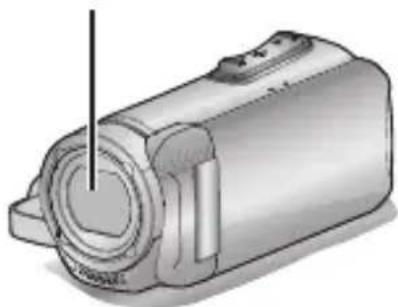 JVC Everio R GZ-R435GEU - Protecting the Lens - 1