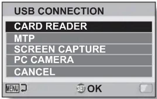 SANYO Xacti VPC-CG102 - Select "COMPUTER", and press the SET button. - 1