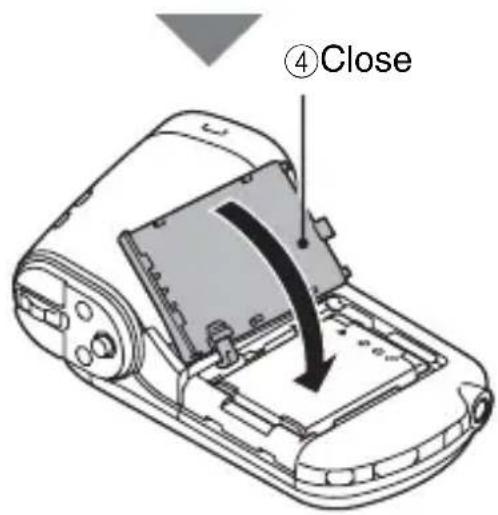 SANYO Xacti VPC-CG102 - INSTALLING THE BATTERY PACK - 2