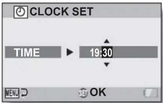 SANYO Xacti VPC-CG102 - Set the clock. - 1
