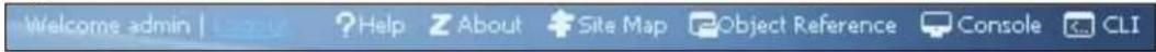 Welcome admin | Help Z About Site Map Object Reference Console CLI