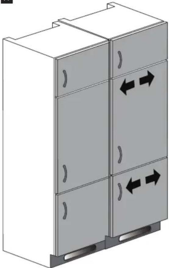 GRUNDIG GKNEMI573 - Adjusting the legs - 46