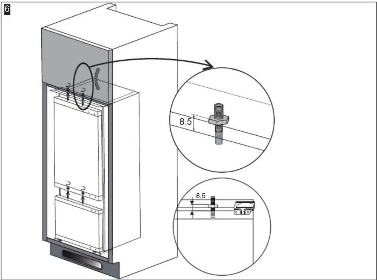 GRUNDIG GKNEMI573 - Adjusting the legs - 29