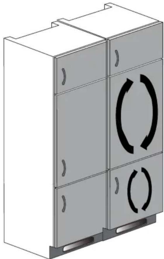 GRUNDIG GKNEMI573 - Adjusting the legs - 40
