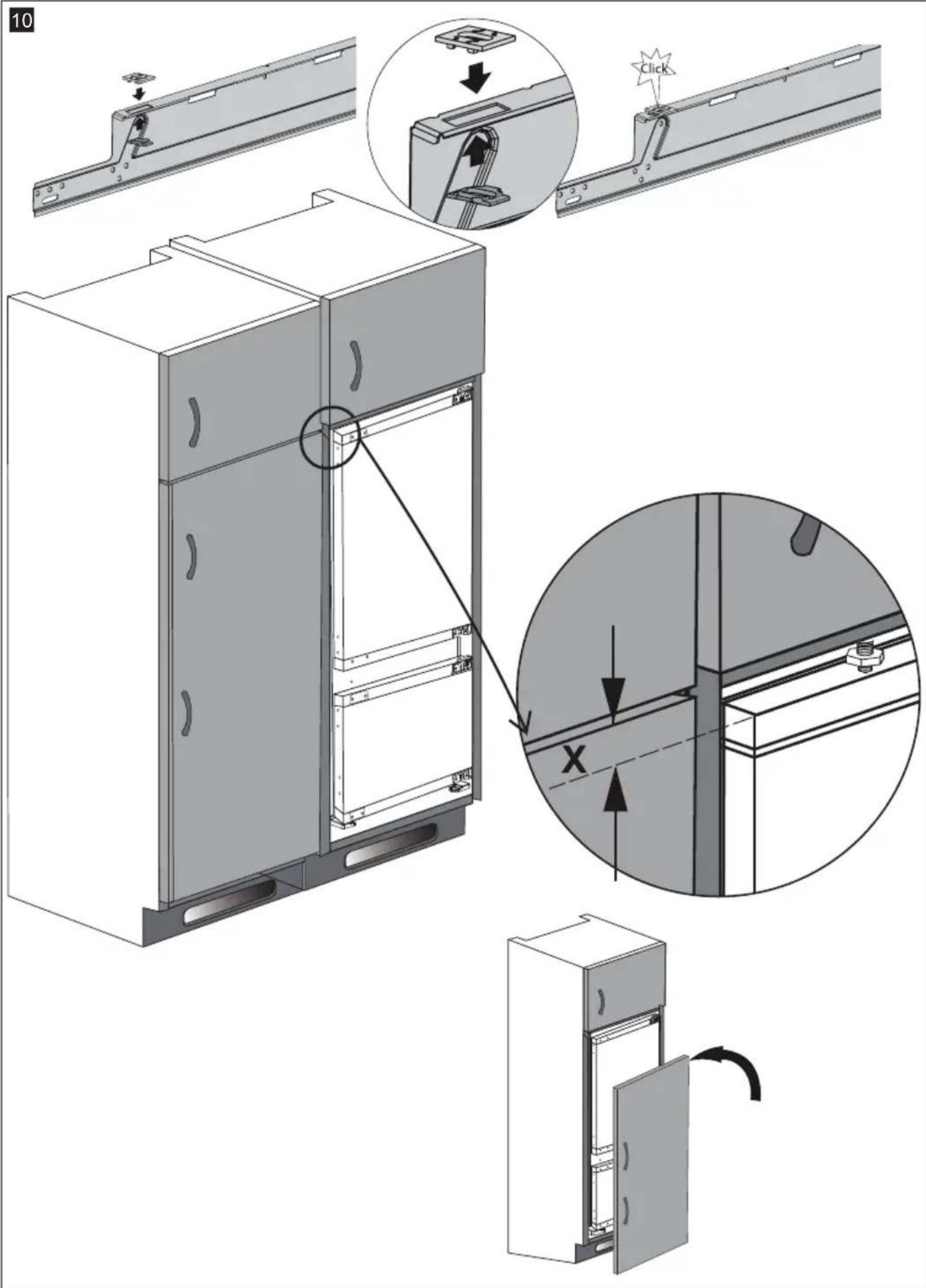 GRUNDIG GKNEMI573 - Adjusting the legs - 33