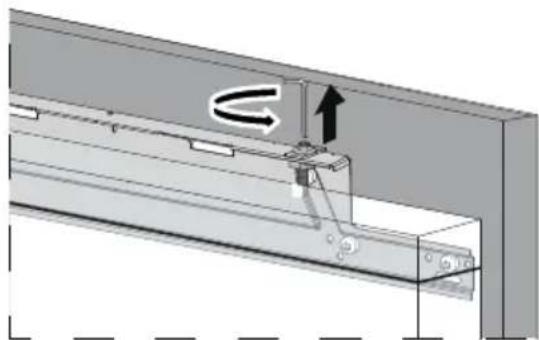 GRUNDIG GKNEMI573 - Adjusting the legs - 41