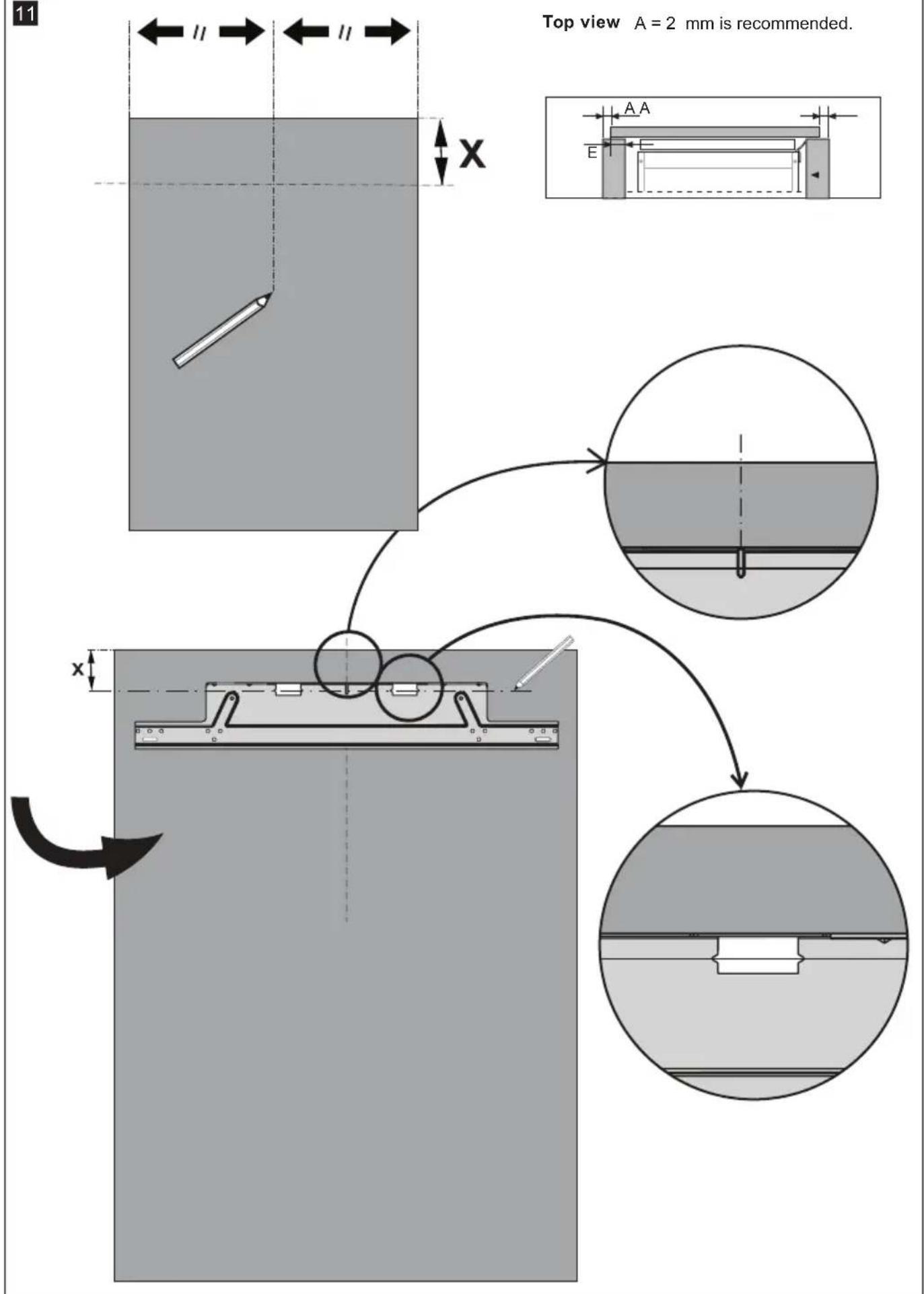 GRUNDIG GKNEMI573 - Adjusting the legs - 34