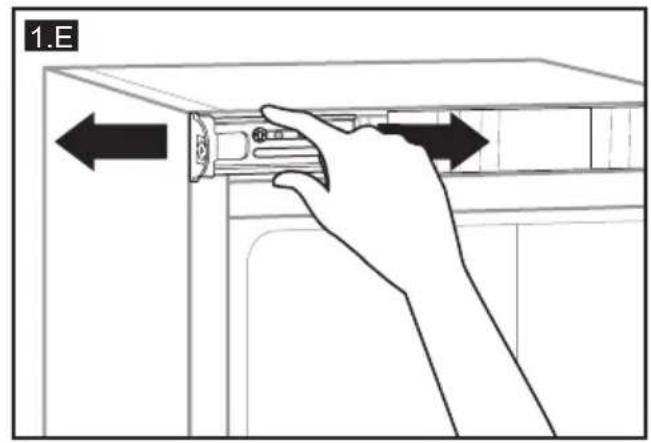 GRUNDIG GKNEMI573 - Adjusting the legs - 10