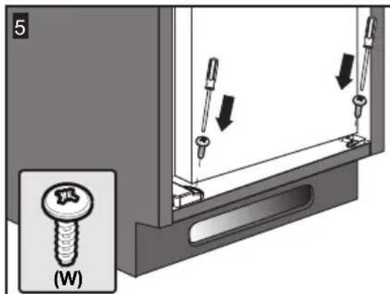 GRUNDIG GKNEMI573 - Adjusting the legs - 26