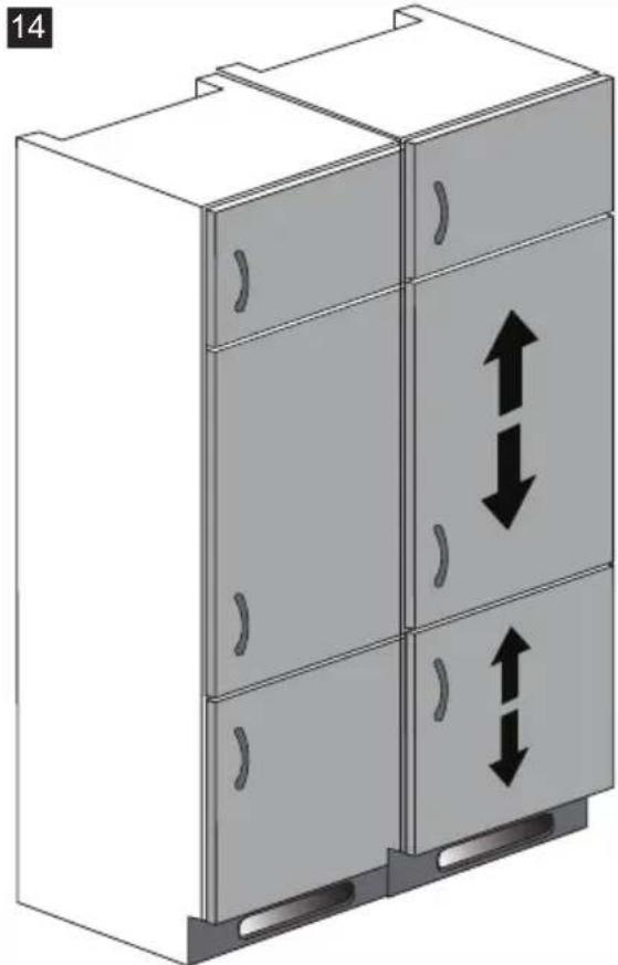 GRUNDIG GKNEMI573 - Adjusting the legs - 38