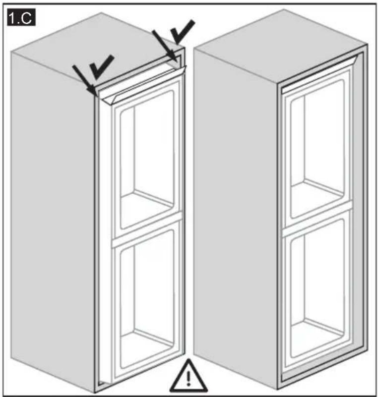 GRUNDIG GKNEMI573 - Adjusting the legs - 8