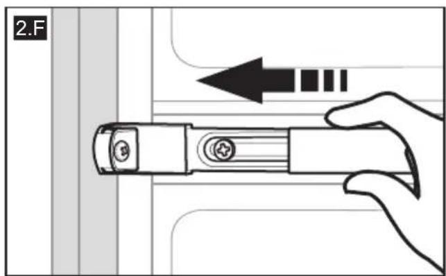 GRUNDIG GKNEMI573 - Adjusting the legs - 23