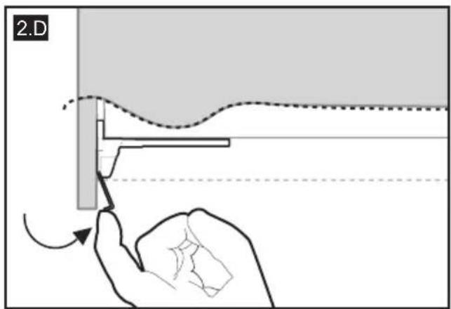 GRUNDIG GKNEMI573 - Adjusting the legs - 21