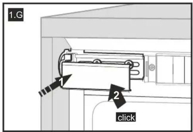 GRUNDIG GKNEMI573 - Adjusting the legs - 14