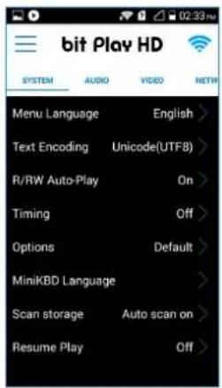 AUDISON bit Play HD - SETTINGS: - 4