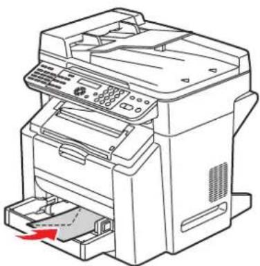 XEROX Phaser 6115 - Vložení obálek - 4