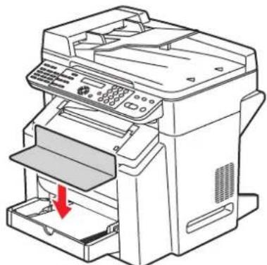 XEROX Phaser 6115 - Odstranění zaseknutého papíru ze zásobníku 1 - 3