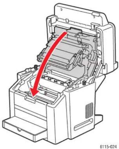 XEROX Phaser 6115 - Odstranění zaseknutého papíru uvnitř zařízení - 9