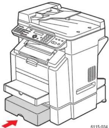 XEROX Phaser 6115 - Odstranění zaseknutého papíru ze zásobníku 2 - 7