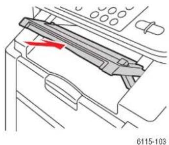 XEROX Phaser 6115 - Čištění válečku na podávání média a čočky laseru - 2