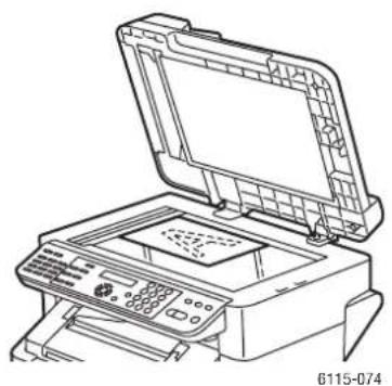 XEROX Phaser 6115 - Vložení předloh - 1