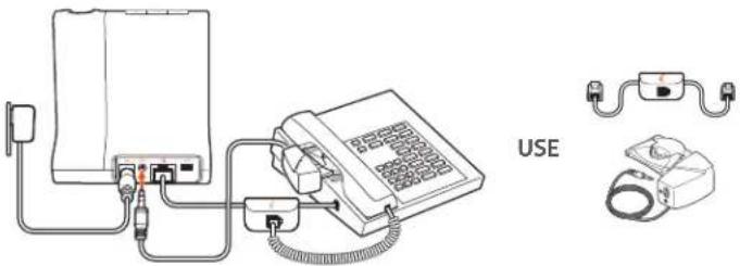 PLANTRONICS Savi 8240 Office - D Desk phone + HL10 lifter (sold separately) - 1