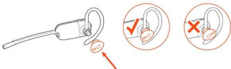 PLANTRONICS Savi 8240 Office - Right Over-the-Ear Assembly - 2