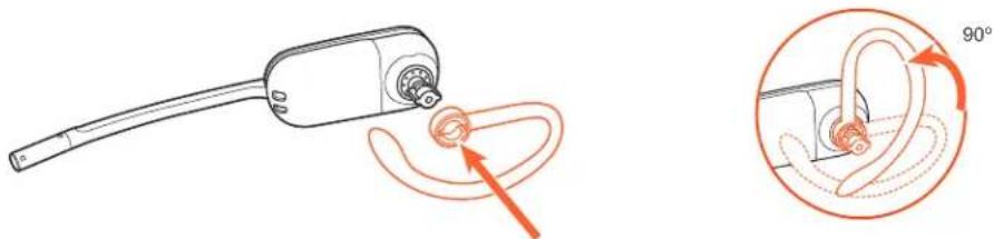 PLANTRONICS Savi 8240 Office - Right Over-the-Ear Assembly - 1