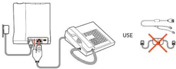 PLANTRONICS Savi 8240 Office - C Desk phone + EHS cable (sold separately) - 1