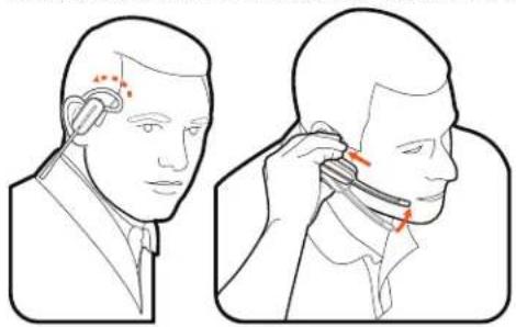 PLANTRONICS Savi 8240 Office - Position your headset - 1