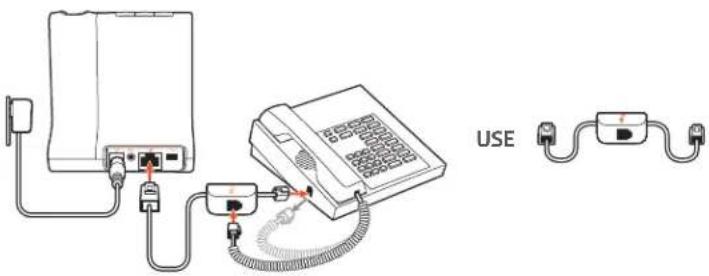 PLANTRONICS Savi 8240 Office - B Desk phone (standard) - 1